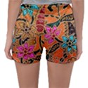 Colorful The Beautiful Of Art Indonesian Batik Pattern(1) Sleepwear Shorts View2