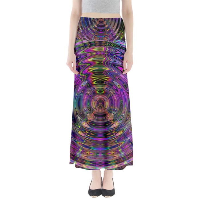 Color In The Round Full Length Maxi Skirt
