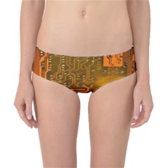 Circuit Board Pattern Classic Bikini Bottoms