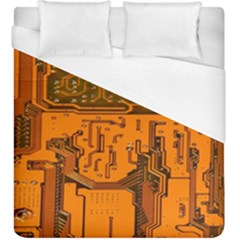 Circuit Board Pattern Duvet Cover (king Size)