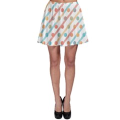 Simple Saturated Pattern Skater Skirt by linceazul
