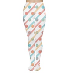 Simple Saturated Pattern Women s Tights by linceazul