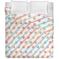 Simple Saturated Pattern Duvet Cover Double Side (california King Size) by linceazul