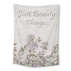 Shabby Chic Style Motivational Quote Medium Tapestry