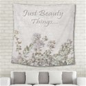 Shabby Chic Style Motivational Quote Square Tapestry (Large) View2