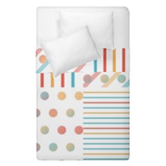 Simple Saturated Pattern Duvet Cover Double Side (single Size) by linceazul
