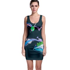 Gonzo s Vip Blue Member Bodycon Dress by LimeGreenFlamingo