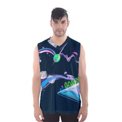 Gonzo s Vip Blue Member Men s Basketball Tank Top by LimeGreenFlamingo