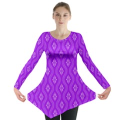 Decorative Seamless Pattern  Long Sleeve Tunic  by TastefulDesigns