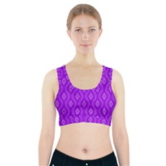 Decorative Seamless Pattern  Sports Bra With Pocket by TastefulDesigns