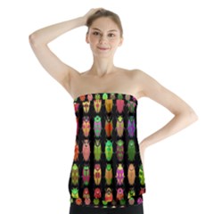 Beetles Insects Bugs Strapless Top