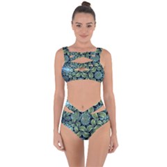 Blue Lotus Bandaged Up Bikini Set  by BangZart