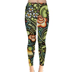 Bohemia Floral Pattern Leggings 