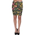 Bohemia Floral Pattern Bodycon Skirt View1