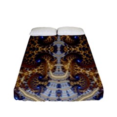 Baroque Fractal Pattern Fitted Sheet (full/ Double Size)