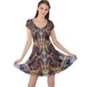 Baroque Fractal Pattern Cap Sleeve Dresses View1