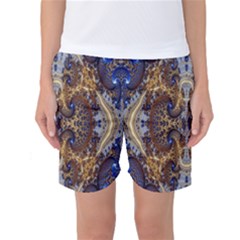 Baroque Fractal Pattern Women s Basketball Shorts by BangZart