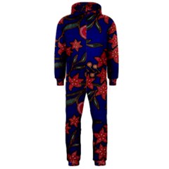 Batik  Fabric Hooded Jumpsuit (men) 