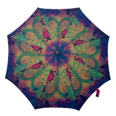 Background Colorful Bugs Hook Handle Umbrellas (large) by BangZart