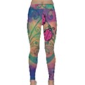 Background Colorful Bugs Classic Yoga Leggings View1