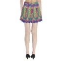 Background Colorful Bugs Pleated Mini Skirt View2