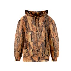 Bark Texture Wood Large Rough Red Wood Outside California Kids  Zipper Hoodie