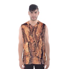 Bark Texture Wood Large Rough Red Wood Outside California Men s Basketball Tank Top