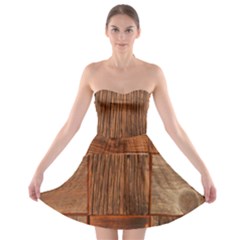 Barnwood Unfinished Strapless Bra Top Dress