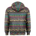 Aztec Pattern Cool Colors Men s Zipper Hoodie View2