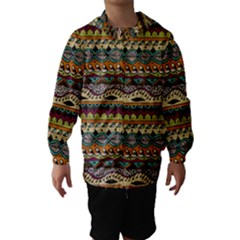 Aztec Pattern Ethnic Hooded Wind Breaker (kids)