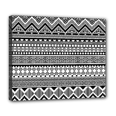 Aztec Pattern Design(1) Deluxe Canvas 24  X 20   by BangZart