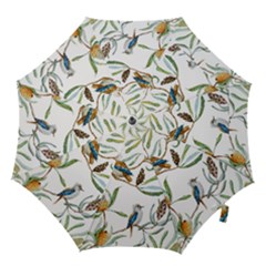 Australian Kookaburra Bird Pattern Hook Handle Umbrellas (medium) by BangZart