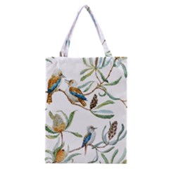 Australian Kookaburra Bird Pattern Classic Tote Bag by BangZart