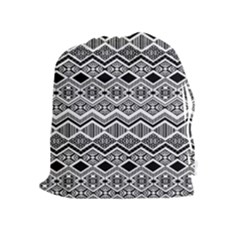 Aztec Design  Pattern Drawstring Pouches (extra Large)