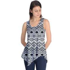 Aztec Design  Pattern Sleeveless Tunic