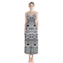 Aztec Design  Pattern Button Up Chiffon Maxi Dress View1