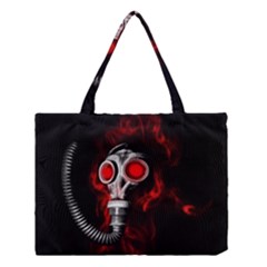 Gas Mask Medium Tote Bag by Valentinaart