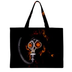 Gas Mask Zipper Mini Tote Bag by Valentinaart