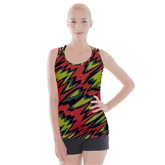 Distorted Shapes                          Criss Cross Back Tank Top