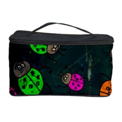 Abstract Bug Insect Pattern Cosmetic Storage Case