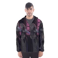 Night Walk Hooded Wind Breaker (men) by Valentinaart