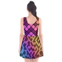 Abstract Small Block Pattern Scoop Neck Skater Dress View2