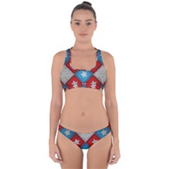 Atar Color Cross Back Hipster Bikini Set