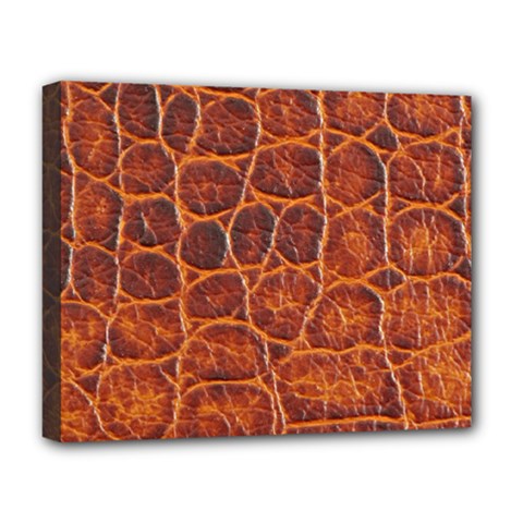 Crocodile Skin Texture Deluxe Canvas 20  X 16   by BangZart