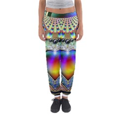 Rainbow Fractal Women s Jogger Sweatpants