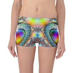 Rainbow Fractal Boyleg Bikini Bottoms