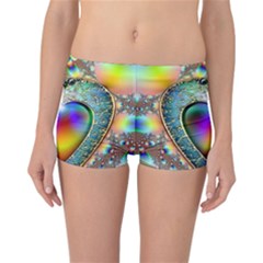 Rainbow Fractal Reversible Boyleg Bikini Bottoms