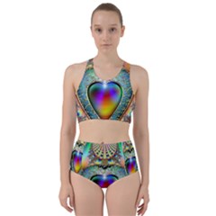 Rainbow Fractal Bikini Swimsuit Spa Swimsuit 
