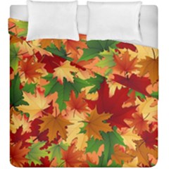 Autumn Leaves Duvet Cover Double Side (king Size)