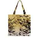 Crow flock  Zipper Grocery Tote Bag View1